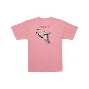 NEW PROPERLY TIED boy's pheasant hunt short sleeve tee in salmon